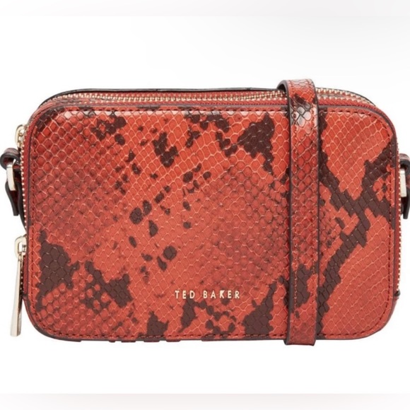 Ted Baker Bags Nwt Ted Baker London Stina Embossed Faux Leather Camera Bag Poshmark